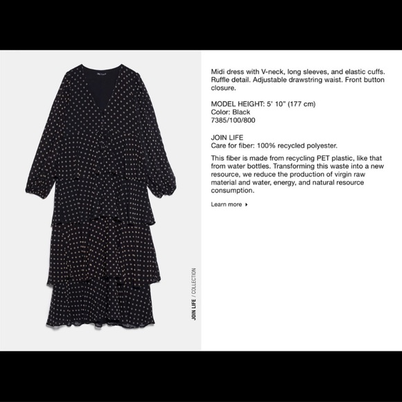 Blogger's favorite Zara polka dot midi dress - Picture 6 of 6